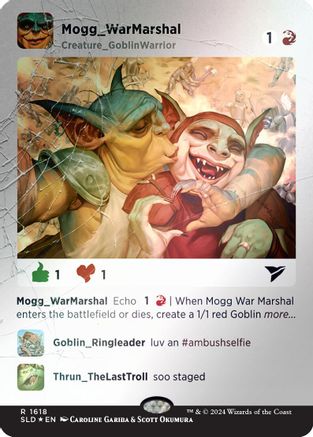Mogg War Marshal (Rainbow Foil) (SLD-1618) - rare - Foil