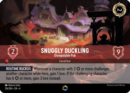 Snuggly Duckling - Disreputable Pub (Enchanted) (216/204) - Enchanted - Holofoil