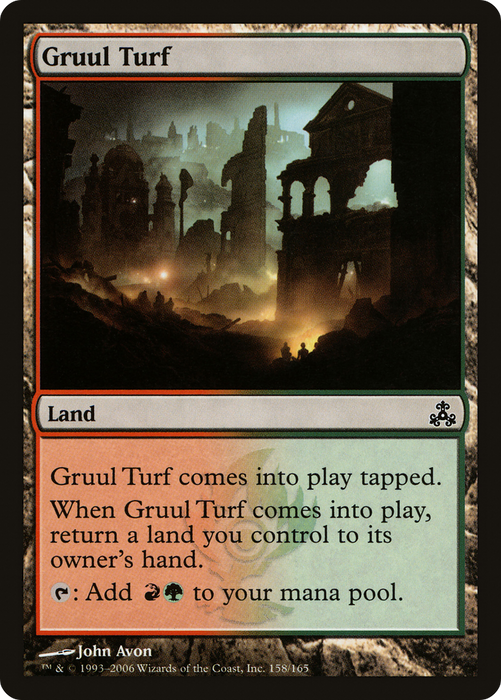 Gruul Turf (GPT-158) - common - Foil