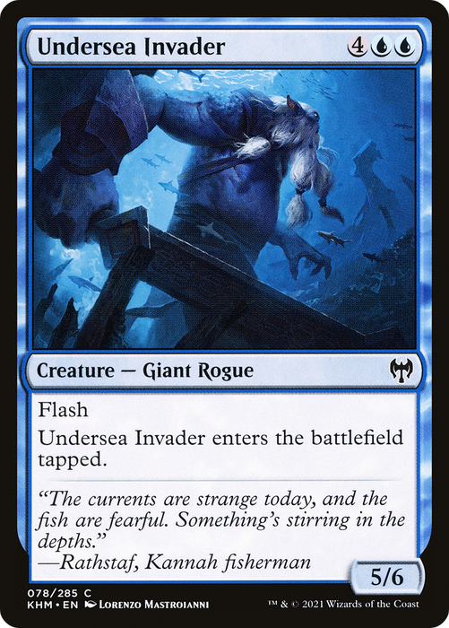 Undersea Invader (KHM-078) - common - Foil