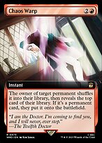 Chaos Warp (WHO-473) - rare: (Extended Art) - Foil