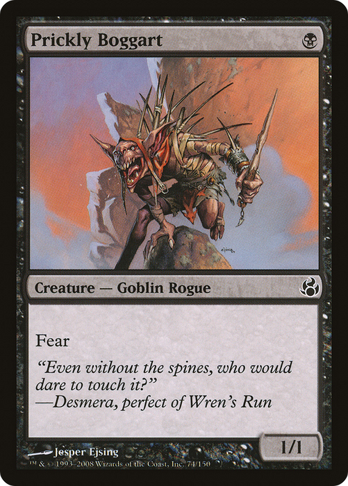 Prickly Boggart (MOR-074) - common - Foil
