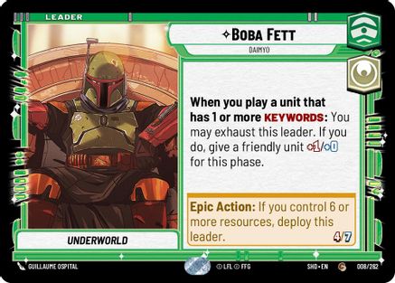 Boba Fett - Daimyo (008/262) - SOTG - Common