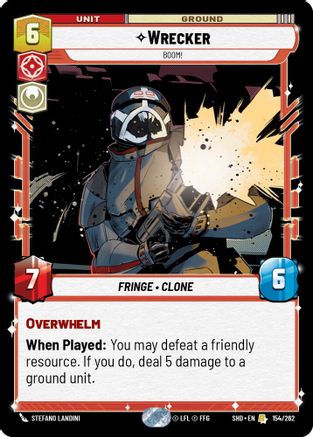 Wrecker - Boom! (154/262) - SOTG - Rare