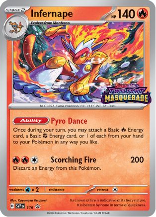 Infernape (116) - SSVPC  - Promo - Holofoil