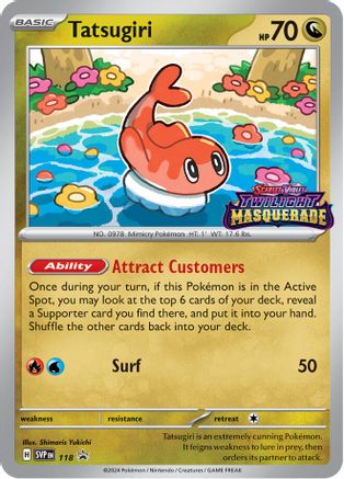 Tatsugiri (118) - SSVPC  - Promo - Holofoil