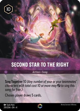 Second Star to the Right (Enchanted) (210/204) - Enchanted - Holofoil