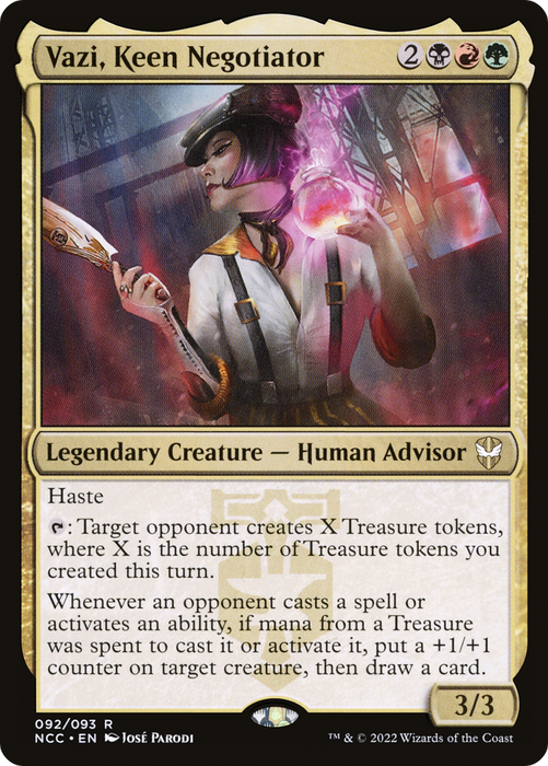 Vazi, Keen Negotiator (NCC-092) - rare - Foil