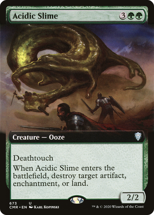 Acidic Slime (CMR-673) - uncommon: (Extended Art)