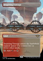 Inspiring Vantage (OTJ-303) - rare (Borderless) - Foil