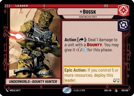 Bossk - Hunting His Prey (010/262) - SOTG - Common