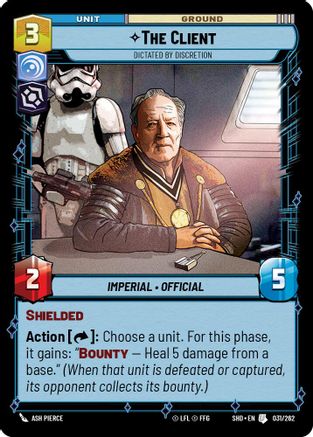 The Client - Dictated by Discretion (031/262) - SOTG - Uncommon - Foil