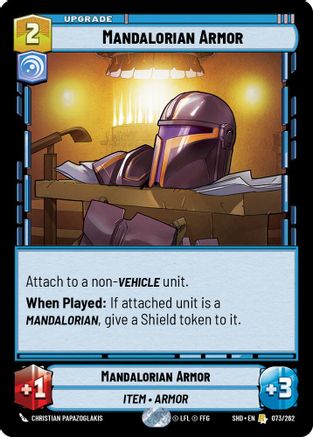 Mandalorian Armor (073/262) - SOTG - Rare