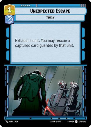 Unexpected Escape (076/262) - SOTG - Uncommon - Foil