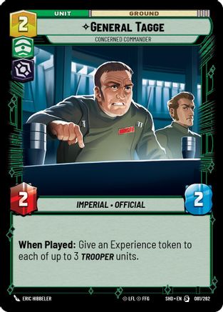 General Tagge - Concerned Commander (081/262) - SOTG - Special