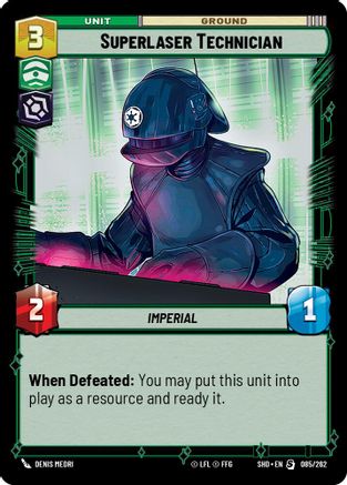 Superlaser Technician (085/262) - SOTG - Special