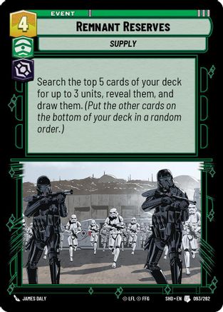 Remnant Reserves (093/262) - SOTG - Uncommon - Foil
