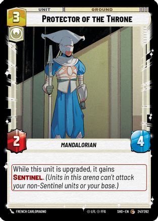 Protector of the Throne (247/262) - SOTG - Common - Foil