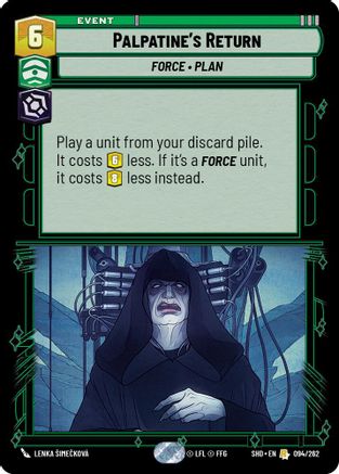 Palpatine's Return (094/262) - SOTG - Rare - Foil