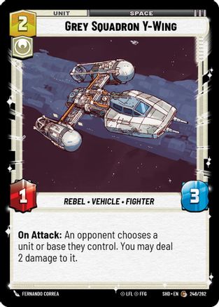 Grey Squadron Y-Wing (246/262) - SOTG - Common