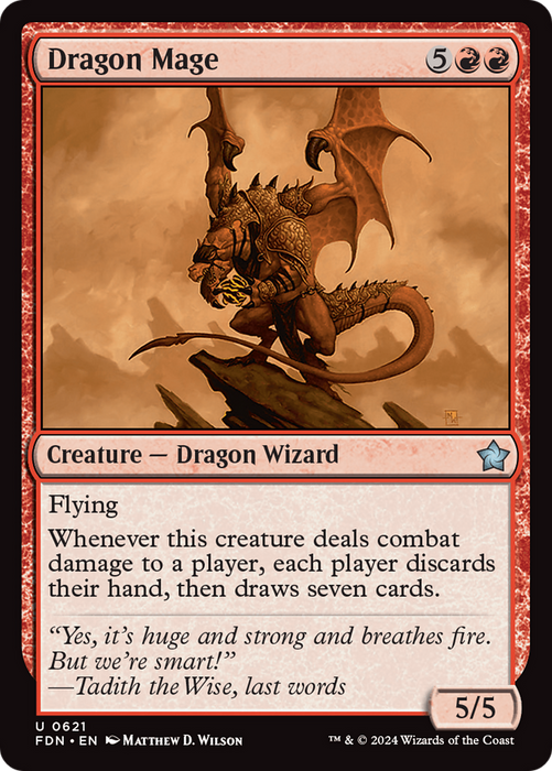 Dragon Mage (FDN-621) - uncommon