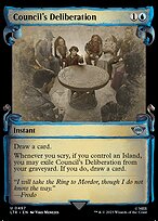 Council's Deliberation (LTR-497) - uncommon: (Showcase) - Foil