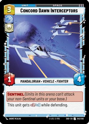 Concord Dawn Interceptors (042/262) - SOTG - Uncommon - Foil