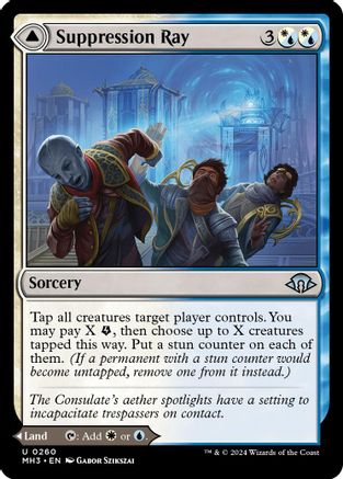 Suppression Ray // Orderly Plaza (MH3-260) - uncommon
