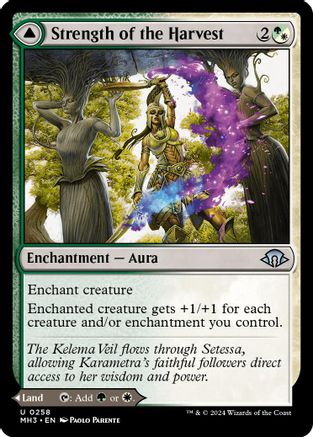 Strength of the Harvest // Haven of the Harvest (MH3-258) - uncommon - Foil