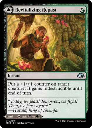 Revitalizing Repast // Old-Growth Grove (MH3-256) - uncommon - Foil
