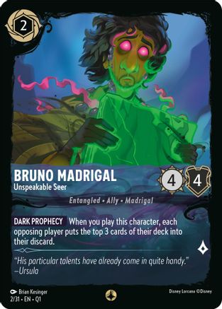Bruno Madrigal - Unspeakable Seer FRANÇAIS (2/31) - QIMP - None