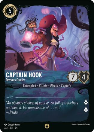 Captain Hook - Devious Duelist (3/31) - None