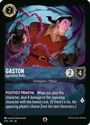 Gaston - Egotistical Bully FRANÇAIS (5/31) - QIMP - None