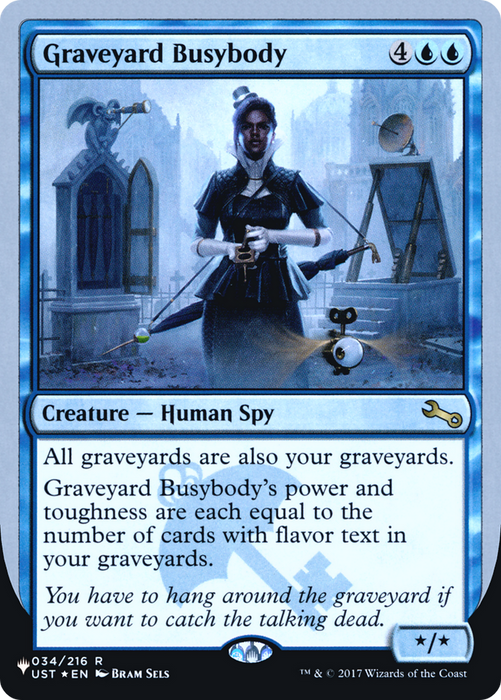 Graveyard Busybody (LIST-015) - rare - Foil