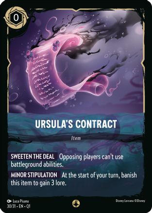 Ursula's Contract FRANÇAIS (30/31) - QIMP - None