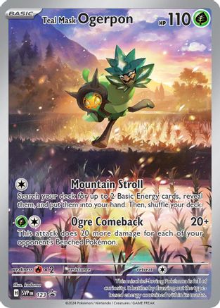 Teal Mask Ogerpon (123) - SSVPC  - Promo - Holofoil