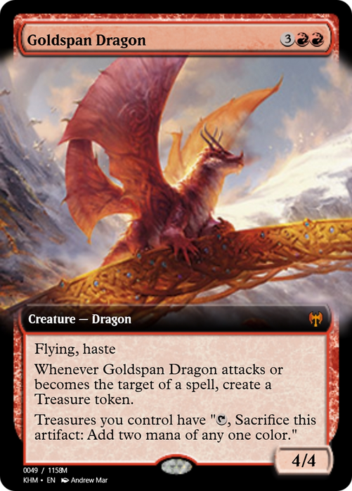 Goldspan Dragon (PRM-88298) - mythic