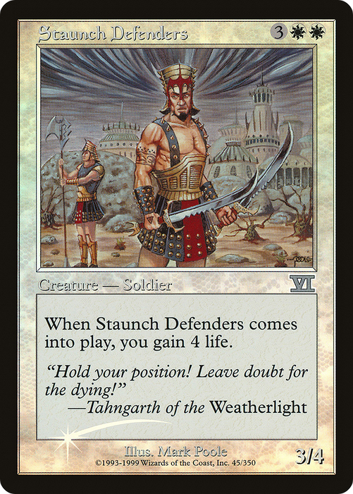 Staunch Defenders (FNM-012) - rare - Foil