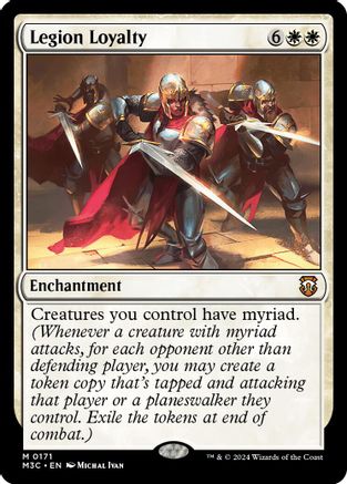 Legion Loyalty (Ripple Foil) (M3C-171) - mythic - Foil