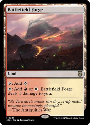 Battlefield Forge (Ripple Foil) (M3C-321) - rare - Foil