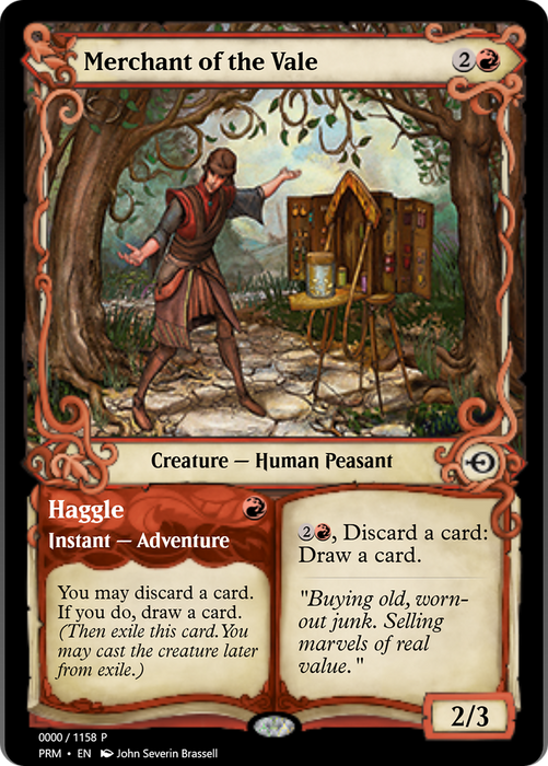 Merchant of the Vale // Haggle (PRM-78778) - common - Foil