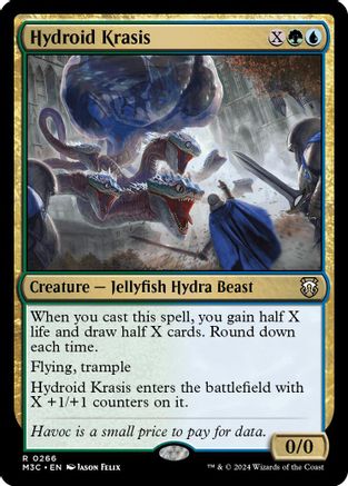 Hydroid Krasis (Ripple Foil) (M3C-266) - rare - Foil