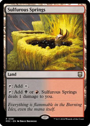 Sulfurous Springs (Ripple Foil) (M3C-381) - rare - Foil