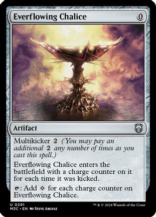 Everflowing Chalice (Ripple Foil) (M3C-291) - uncommon - Foil