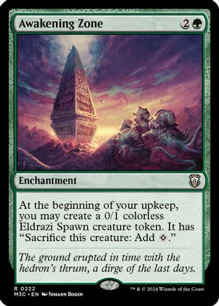 Awakening Zone (Ripple Foil) (M3C-222) - rare - Foil