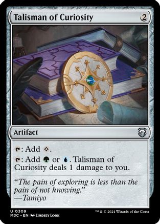 Talisman of Curiosity (Ripple Foil) (M3C-309) - uncommon - Foil