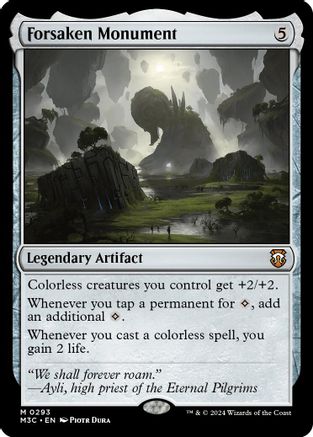Forsaken Monument (Ripple Foil) (M3C-293) - mythic - Foil