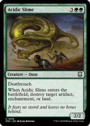 Acidic Slime (Ripple Foil) (M3C-218) - uncommon - Foil