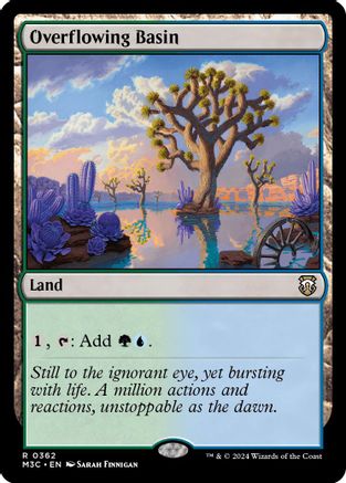 Overflowing Basin (Ripple Foil) (M3C-362) - rare - Foil