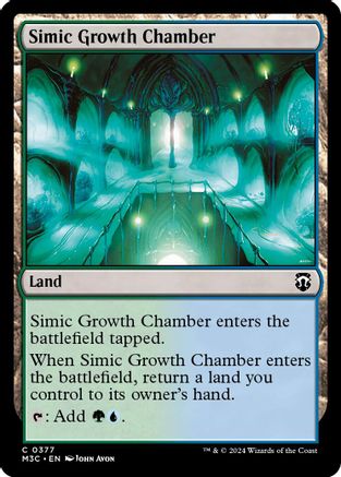 Simic Growth Chamber (Ripple Foil) (M3C-377) - uncommon - Foil
